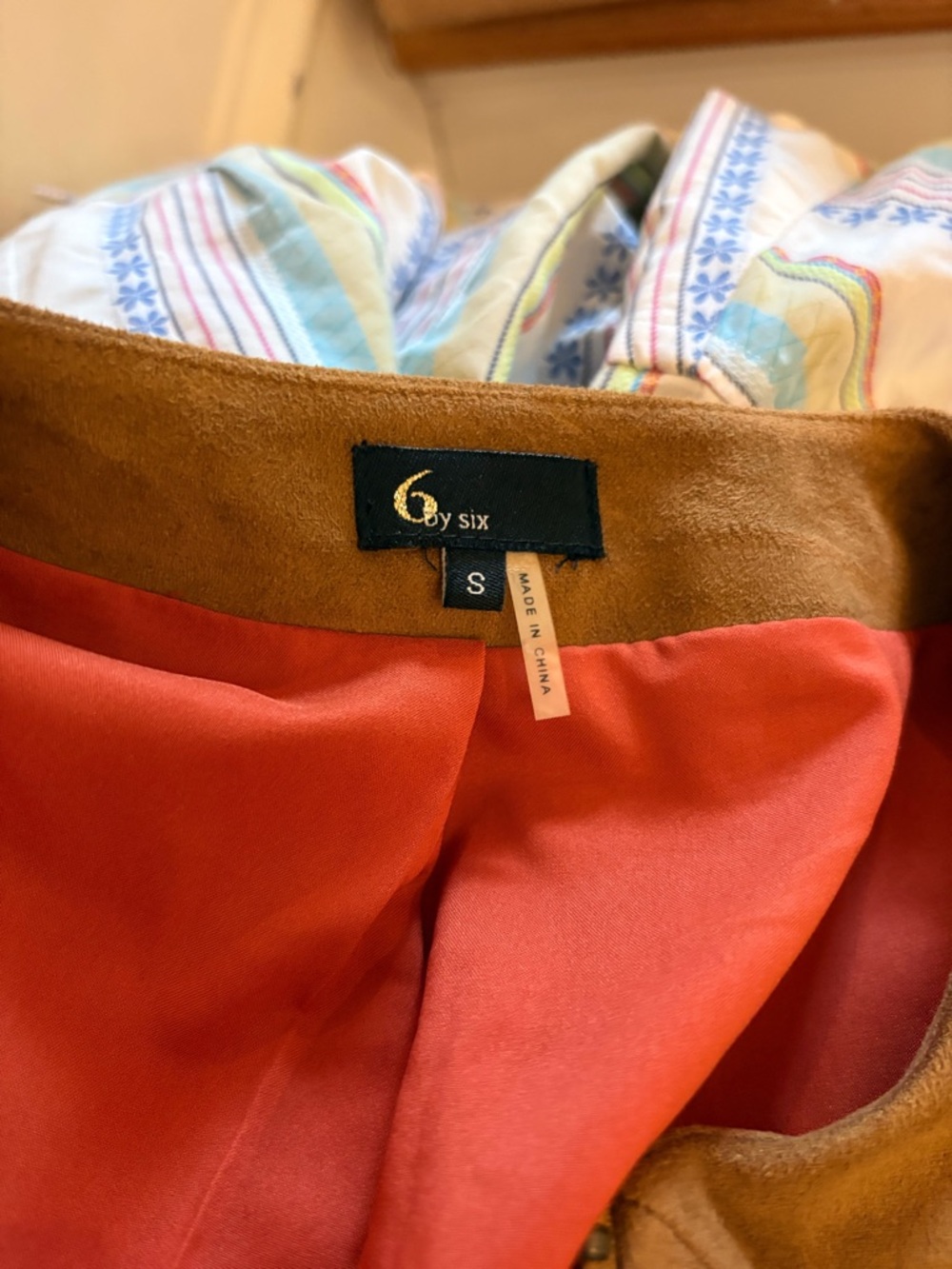 6 by Six Multicolor Tweed Jacket Size S - Picture 8 of 8